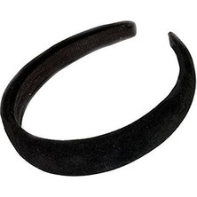 Nacario Siyah Kadife Hissi Veren Alice Saç Bandı Saç Bandı 2,5 cm (1) Genişlik