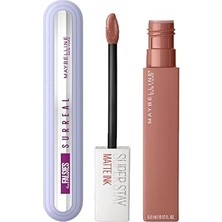 Nacario New York Falsies Surreal Maskara + Super Stay Matte Ink Likit Mat Ruj, 65 Seductress