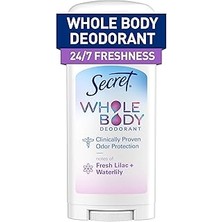 Nacario Secret Kadınlar Için Tüm Vücut Deodorant Çubuğu, Leylak Nilüfer Kokusu, Alüminyum Içermeyen Deod