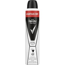 Nacario Men Erkek Sprey Deodorant Invisible On Black + White Clothes Avantajlı Boy 200 ml
