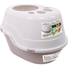 Nacario M-Pets Tanta Üstten Kapaklı Tuvaleti Desert Sand