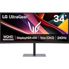 Nacario Ultragear G6 34G630A-B 34" 1ms (Gtg) 240Hz (Hdmi+Display+Type-C) Displayhdr 400 Curved Ultrawide