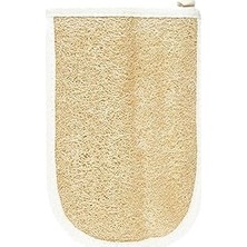 Nacario Zencefil Organik Kabak Lifi Kabak Kesesi Kare El Geçmeli Model Banyo Kese