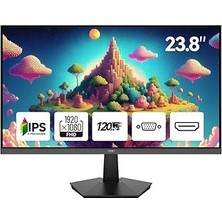 Nacario Npc 23.8" MF2408-A Monitör 120Hz 5ms IPS Fhd Siyah