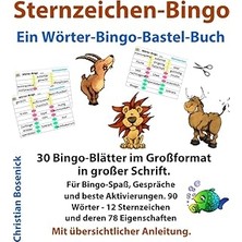Nacario Independently Published Sternzeichen-Bingo - Ein Wörter-Bingo-Bastel-Buch: 30 Bingo-Blätter Im Groß