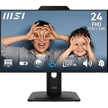 Nacario Msi 23.8 MP242PMG, Kurumsal Monitör, Fhd, 16:09 Flat, Ips, 120Hz, 1ms(mprt), Adaptive-Sync, Piv