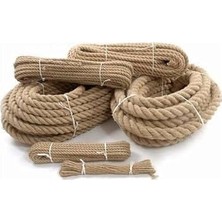 Nacario Jüt Halat, Doğal Jüt Ip, 8 mm Kalınlık, 5 kg Paket, Endüstriyel Dekoratif Kullanım Için