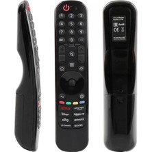 Belirtilmemiş RM-L1863 Netflix Prime Video Rakuten Sling Disney+ Tuşlu LCD LED Tv Kumanda