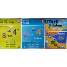 Eser Tonguç 3'ten 4'e Hazırlık Seti+Tudem 3. Sınıftan 4. Sınıfa Geçenler  Için  Tatil Kitabı