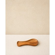 Marys Concept Ahşap Kaşık Altlığı 27 cm Bambu ve Akasya Kepçe Altlığı