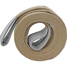 Nacario Sapan Polyester Spanzet 6 Ton 5 Metre Bronz Kahve Sağlam Yük Kaldırma Taşıma Indirme Halat