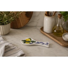 Muguetarts %100 El Emeği Seramik Desenli Kaşıklık 24X9X4 cm