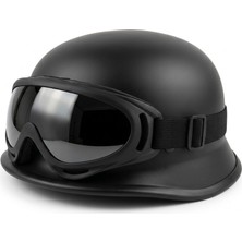 Kuzey Motor M20 Chopper Kask Gözlüklü
