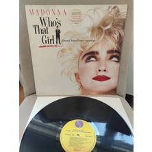 Plakperest Madonna - Who’s That Girl- 1984 Almanya Basım Albüm - Lp Plak Dönem Plak