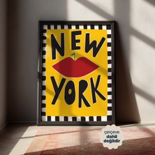 Persona Istanbul "new York Big Apple" - Pop Art Posteri (Çerçevesiz)