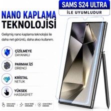 Powerfox Samsung S24 Ultra Uyumlu Cam Karışımlı Nano Cam Ekran Koruyucu | 9h+ Çizilme Direnci | Yüksek Dokunmatik Hassasiyet