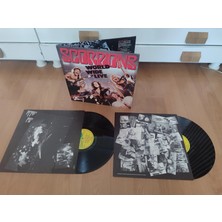Plakperest Scorpions ‎- World Wide Live - 1985 Almanya Basım Double Lp Plak - Posterli (52X78 Cm) 2.el