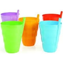 Go İthalat 3lü Pipetli Bardak (5615)