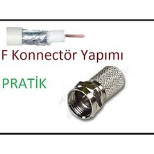Go İthalat Ef Vida 50 Parça  Uydu Konnektör Rg-6-F (5615)