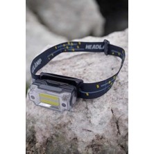 Renas Store Kafa Lambası LED Fener Pratik Taşınabilir Ayarlanabilir USB Şarjlı