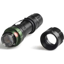 Renas Store Black WT-037-ŞARJLI Zoomlu Acil Durum Feneri
