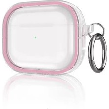 Renas Store Airpods Pro 2 (2.nesil) Shiny Şeffaf Kılıf - Pembe
