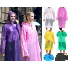 Renas Store Kadın Erkek Yağmurluk Kapüşonlu Çıtçıtlı Eva Raincoat (5528)