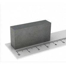 Mu Art Ahşap 40X25X10 Mm, Köşeli Ferrit Mıknatıs, Seramik, Oksit, Kömür Magnet (BOY:40MM, EN:25MM, KALINLIK:10MM)