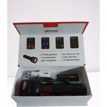 Renas Store Wison WS-5572 20W Uzun Menzilli Şarjlı Metal El Feneri (5528)