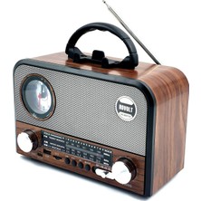 Renas Store Nns NS-6697BT Taşınabilir Bluetooth Nostaljik Radyo (5528)