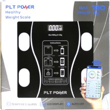 Renas Store Bluetooth - Vücut Anali̇zli̇ Di̇ji̇tal Baskül Terazi̇ Tarti 180KG/50G Yağ -Su -Kas Oran -Bmi (5528)