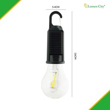 Renas Store Solar Güneş Enerjili LED Ampul 3 Modlu Uzaktan Kumandalı Solar Camping Lamp (5528)