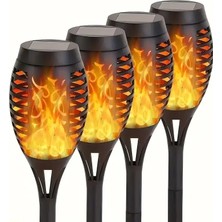 Renas Store 12 Ledli Alevli Solar Bahçe Aydınlatma  (5528)