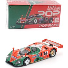 Pop Race 1:64 Mazda 787B Renown No.55 1991 Le Mans Winner Diecast Model Araba PR64-301