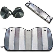 Renas Store Araba Ön Cam Güneşliği 130*60 cm Parlak (5528)
