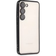 Renas Store Newface Samsung Galaxy S23 Kılıf Razer Lensli Silikon - Siyah
