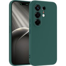 Tekno Grup Tecno Camon 50 Pro Kılıf Içi Kadife Yumuşak Lansman Kılıf-Koyu Yeşil
