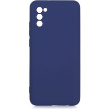 Tekno Grup Galaxy A02S Kılıf Içi Kadife Yumuşak Lansman Kılıf-Lacivert