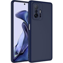 Tekno Grup Xiaomi Mi 11T 5g Kılıf  Içi Kadife Yumuşak Lansman Kılıf-Lacivert