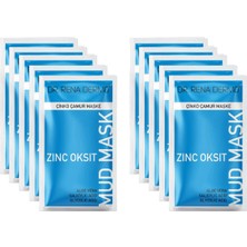 Dr. Rena Dermo Çinko Çamur Maske (10 Adet Paket)