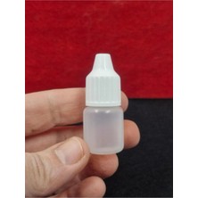 Mu Art Ahşap Damlalık Plastik 5 ml Boş Sıvı-Likit-Parfüm-Kolonya-Aseton-Numune- Ldpe Şişesi 5 cc Şişe