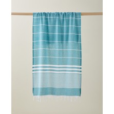 English Home Linosa Rejenere Çizgili Peştamal 80X150 cm Yeşil