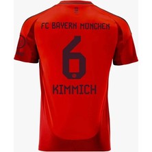 B.a.y.e.r.n M.ü.n.i.h  2024/25 Yeni Sezon Joshua Kimmich Iç Saha Forması(Red Kit)