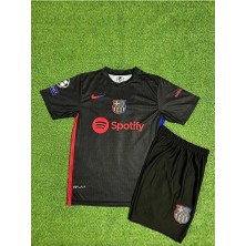 Barcelona 2024-25 Yeni Sezonu Raphinha Çocuk Forması (Black)