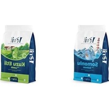 Aesco Dengeli Somonlu ve Kuzulu Kuru Kedi Maması 1,2 kg x 2 Paket