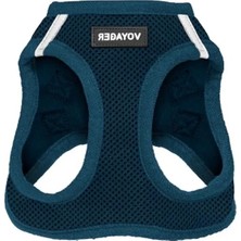 Aesco Voyager Step-In Air Köpek Koşum Takımı -  Küçük ve Orta Ölçekli Köpekler ve Kediler Için Yelek Koşumunda Tüm Hava Mesh Basamağı - Koşum Takımı (Mavi), S (Göğüs: 14,5-16 Inç)
