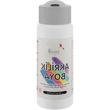 Aesco Dayanıklı Beyaz Akrilik Boya - 60 ml