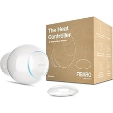 Nacario Fibaro FGT‐001+FGBRS‐001 Akıllı Ev Termostatik Vana Seti, Beyaz, 1 Adet