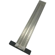 Rox Wood 0090 Hassas İşaretleme Şablon Paslanmaz T Cetvel 300 mm