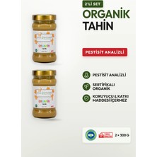 Soul Kitchen Organik Ürünler Organik Sertifikalı Tahin Katkısız Doğal 300 G 2’li Avantaj Set